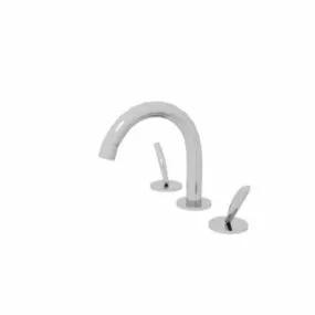 Double Handle Bathroom Tap Faucet 3d model