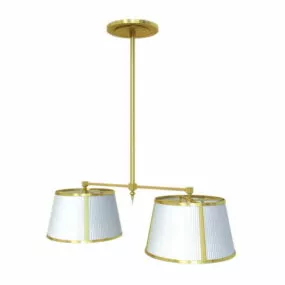 Double Shade Pendant Lamp 3d model