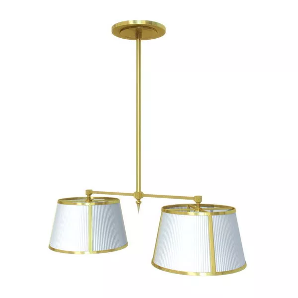 Double Shade Pendant Lamp 3d model Double Shade Pendant Lamp 3d model