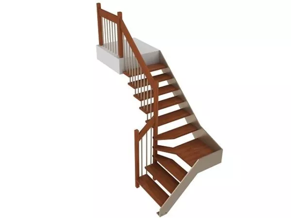 Modular Staircase Structure 3d model