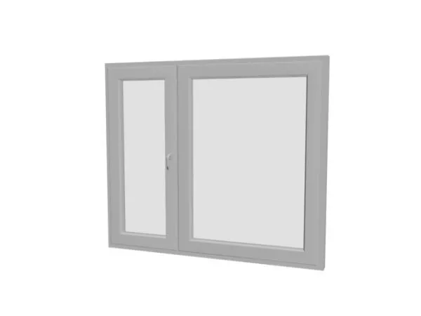 Casement Window Double Sash Frame 3d model Casement Window Double Sash Frame 3d model