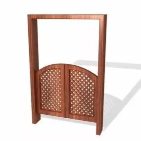 Swinging Bar Door Furniture 3d model