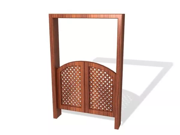 Swinging Bar Door Furniture 3d model Swinging Bar Door Furniture 3d model