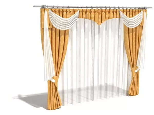 Drapes And Valance Antique Design 3d model Drapes And Valance Antique Design 3d model