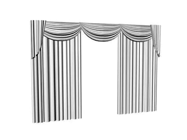 Home Drapes And Valances 3d model Home Drapes And Valances 3d model
