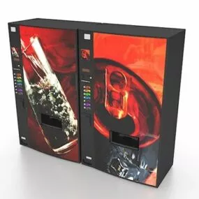 Store Drink Vending Machines 3d model