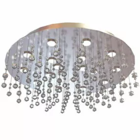 Drop Glass Home Ceiling Light 3d model
