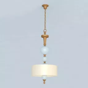 Home Drum Shade Pendant Light 3d model