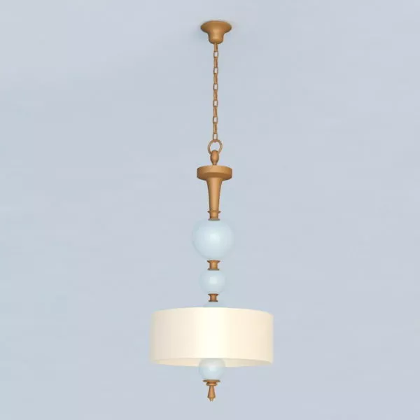 Home Drum Shade Pendant Light 3d model Home Drum Shade Pendant Light 3d model