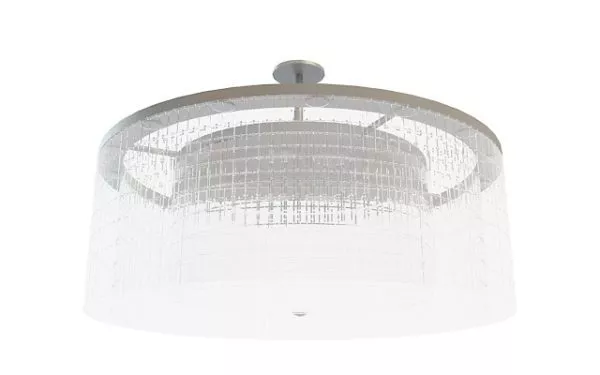 Home Drum Ceiling Fixture 3d model Home Drum Ceiling Fixture 3d model
