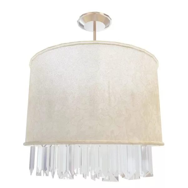 Drum Shade Light Chandelier 3d model Drum Shade Light Chandelier 3d model