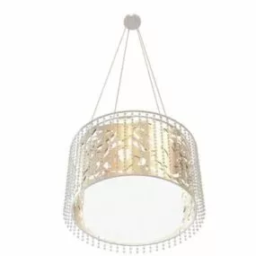 Drum Shade Pendant Light 3d model