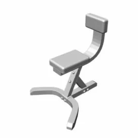 Dumbbell Bench Gym Equipment 3d model