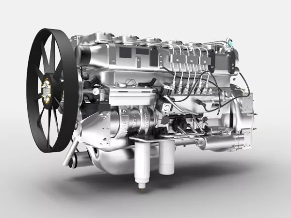 Industrial Egr Diesel Engine 3d model Industrial Egr Diesel Engine 3d model