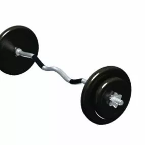 Gym Ez Curl Bar Barbell 3d model