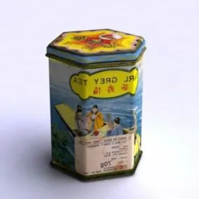Earl Tea Box 3d model