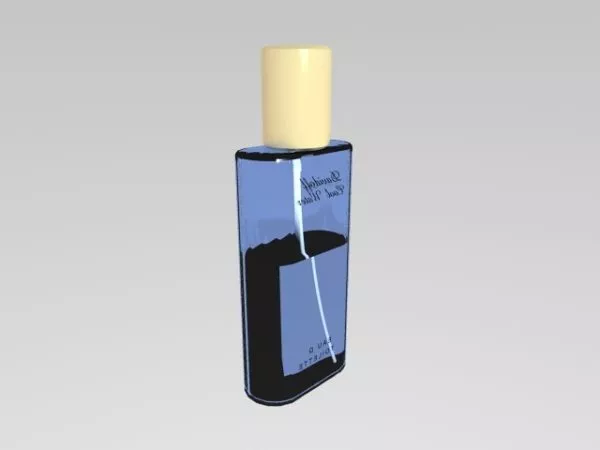 Set Of Perfume Dior Bottles 3d model