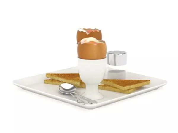 Broken Egg 3d model