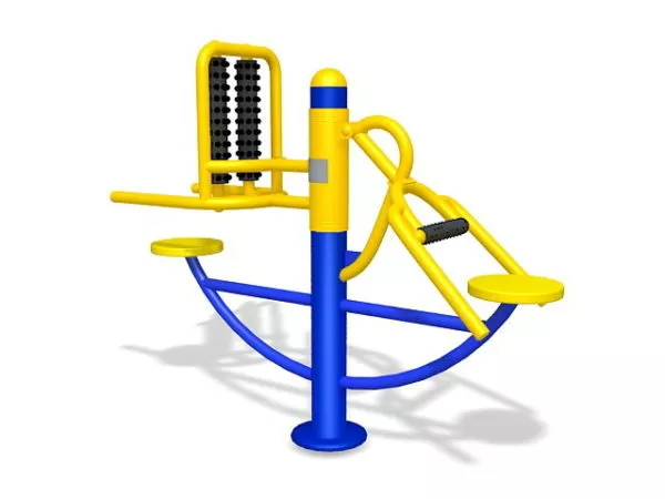 Wooden Swing 3d model