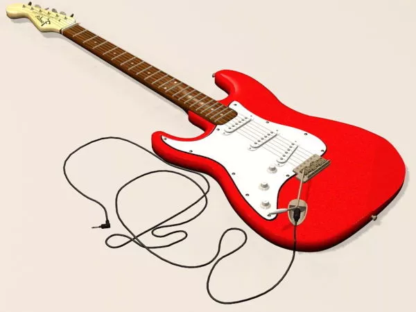 Common Acoustic Guitar 3d model