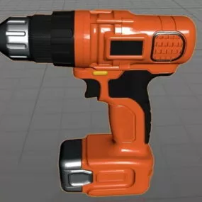 Power Tool Electric Drill 3d model