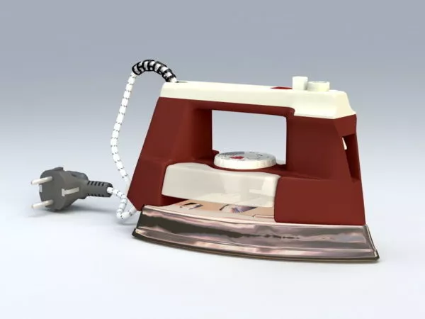 Household Electric Steam Iron 3d model Household Electric Steam Iron 3d model