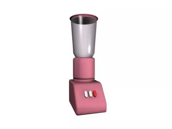 Home Kitchen Electric Blender 3d model Home Kitchen Electric Blender 3d model