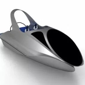 Watercraft Electric Boat 3d model