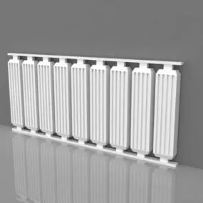 Electric Column Metal Radiator 3d model