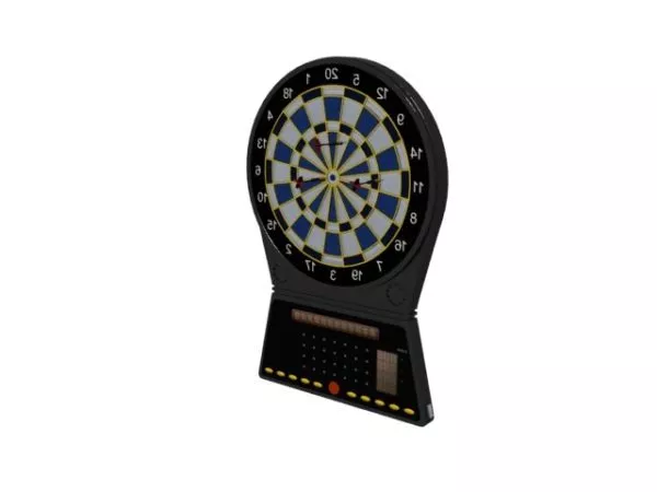 Dart Board Black White 3d model