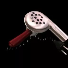 Beauty Salon Electric Hair Drier 3d model