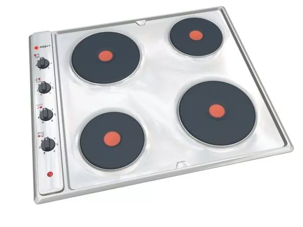 Black Induction Cooktop 3d model