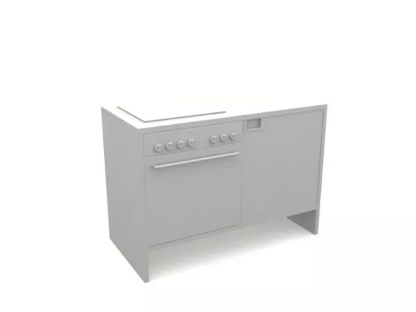 Electric Kitchen Range 3d model Electric Kitchen Range 3d model