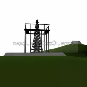 Industrial Electric Power Pylon 3d model