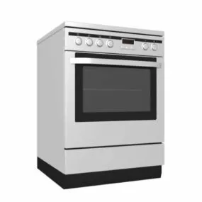 Electric Kitchen Range Oven 3d model