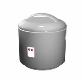 Old Electric Rice Maker 3d model