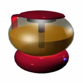Modern Electric Tea Pot 3d model