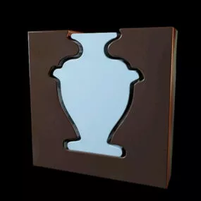 Book Vase Decoration 3d model