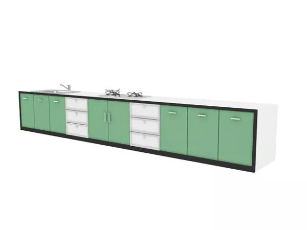 Elegant Simple Kitchen Cabinet 3d model Elegant Simple Kitchen Cabinet 3d model