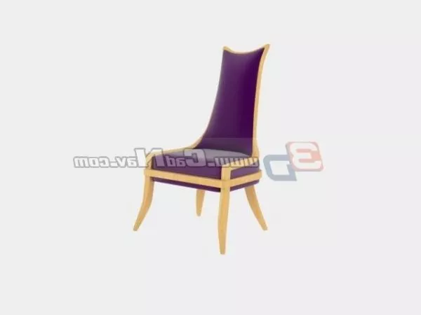 Elegant Wooden Wedding Chair 3d model Elegant Wooden Wedding Chair 3d model