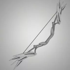 Elven Bow Weapon 3d model