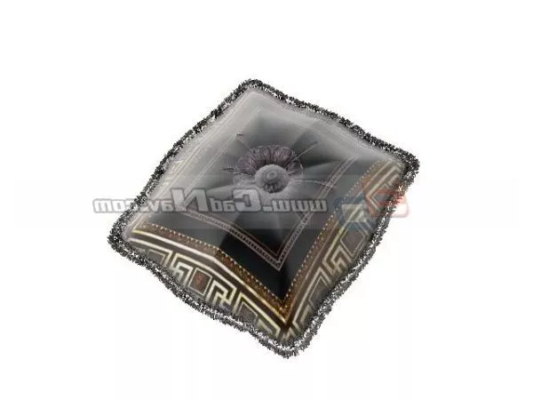 Unique Embroidery Cushion Pillow 3d model Unique Embroidery Cushion Pillow 3d model