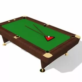 Western Billiards Table 3d model