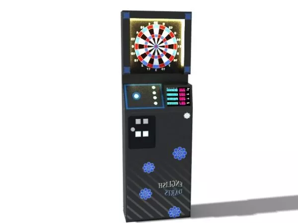Dart Board Black White 3d model