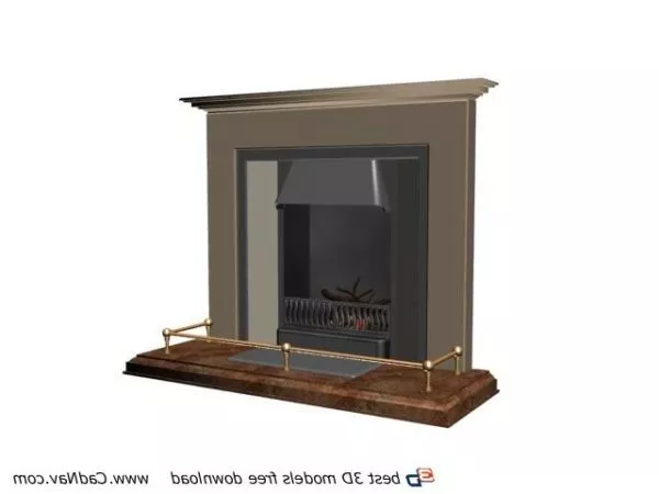 Old Fireplace Design 3d model Old Fireplace Design 3d model