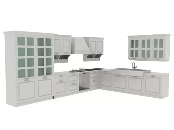Siemens Gas Stove Full Size 3d model