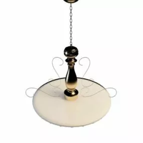 Western Shade Pendant Lighting 3d model