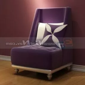 European Style Furniture Sofa Chair 3d model