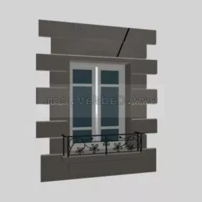 European Window Design 3d model