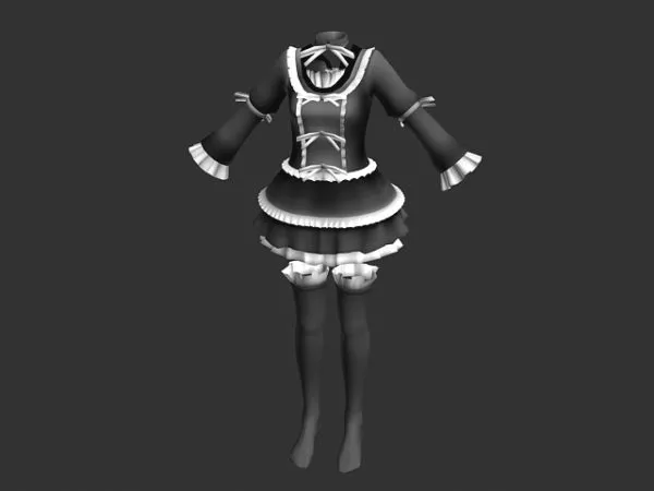 Aiko Starter Dress 3d model